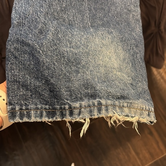 Wrangler Men’s Carpenter Jeans w/ Distressed Hems Size 38x32 - Picture 6 of 7